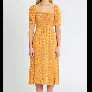 Faithfull The Brand Vaetta Midi Dress Size 4